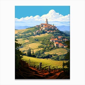 Tuscan Countryside Canvas Print