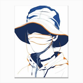 Face Mask 1 Canvas Print