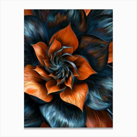 Abstract Flower 16 Canvas Print