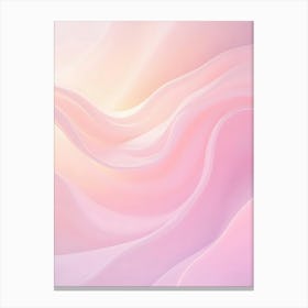 Abstract Pink Wavy Background Leinwandbild