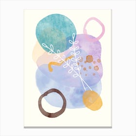 Abstract Watercolor Painting 6 Canvas Print