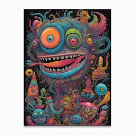 Monsters Canvas Print