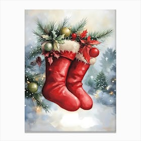 Christmas Stockings Canvas Print