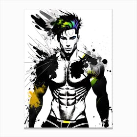 Muscular Man Canvas Print