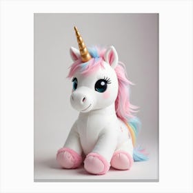 Unicorn Stuffed Animal 1 Canvas Print