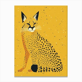 Yellow Bobcat 2 Canvas Print