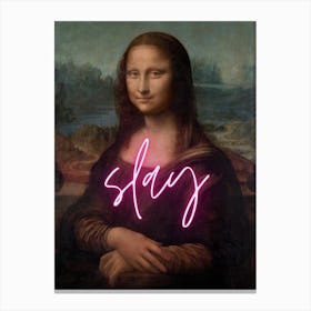 Mona Lisa Slay Canvas Print