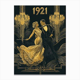 Aihrgdesign A Vintage Entertainment Poster For A 1921 Ballroo 61b565a3 D643 4a8a Ae8b 079cd9aae288 1 Canvas Print