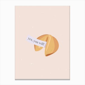 Fortune Cookie Canvas Print