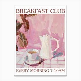 Breakfast Club Moka Coffee 1 Canvas Print
