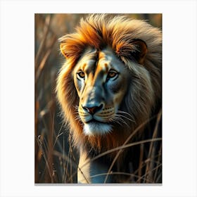 Wild Animal Creative Portrait 145 Canvas Print