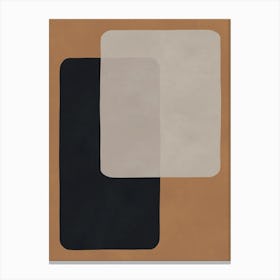 Abstraction on brown background 5 Canvas Print