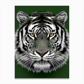 White Tiger 1 Canvas Print