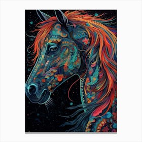 Colorful Horse 7 Canvas Print