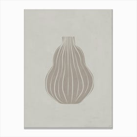 Minimal Vase Canvas Print