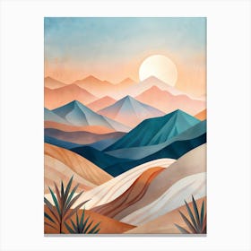 Desert Landscape 29 Canvas Print