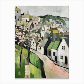 Robin Hood S Bay (North Yorkshire) Painting 4 Canvas Print