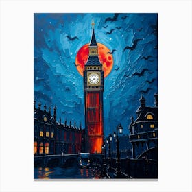 Big Ben At Night 3 Canvas Print