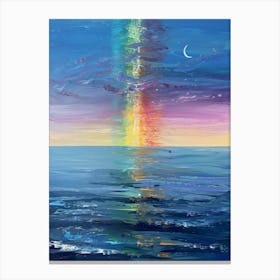 Rainbow Over The Ocean 2 Canvas Print