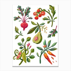 Odd Vegetables Canvas Print