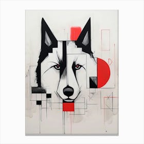 Wolf Style Abstract Canvas Print