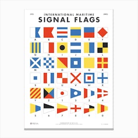 Maritime Signal Flags Canvas Print