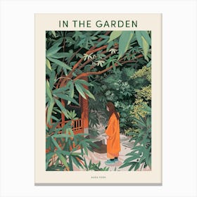 In The Garden Poster Nara Park Japan 4 Canvas Print