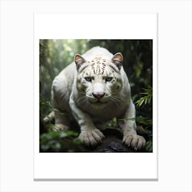 White Tiger Canvas Print