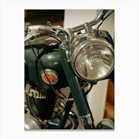 Vintage Motorcycle Canvas Print