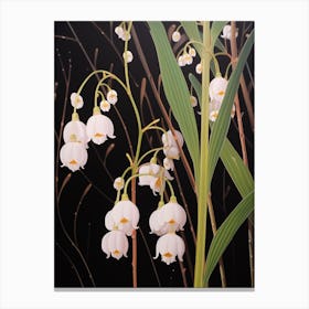 Flower Illustration Lily Of The Valley 1 Canvas Print