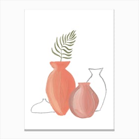 Moroccan Vases Canvas Print