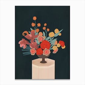 Flowers For Aries Canvas Print