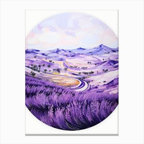 Lavender Fields 3 Canvas Print