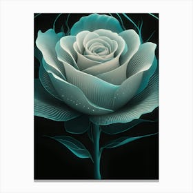 Rose Wallpaper 1 Canvas Print