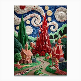 Santa'S Village Canvas Print