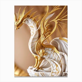 Golden Dragon 2 Canvas Print