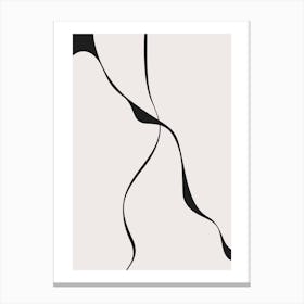 Neutral Contemporary Art Canvas Print