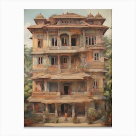 Rajeshwari Mansion Canvas Print