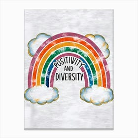 Rainbows And Diversity Canvas Print