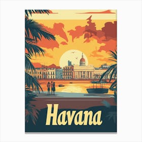 Aihrgdesign A Mid Century Modern Travel Poster For Havana Sho 5fefe2ab 9927 446a Ae9b 3bbfac11d50b 0 Canvas Print