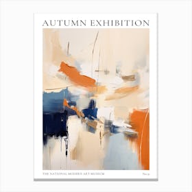 Autumn Exhibition Modern Abstract Poster 31 Canvas Print