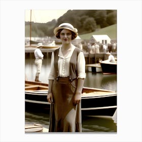 1920s Marina~Reimagined 8 Canvas Print