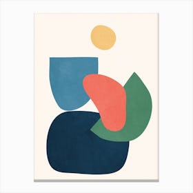 Minimal Abstract Shapes 42 Canvas Print