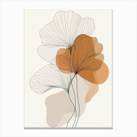 Ginkgo Leaves 5 Canvas Print