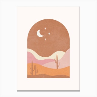 Night Desert Canvas Print