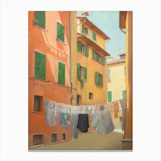 Laundry Poems 5 Canvas Print