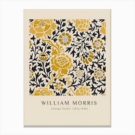 Vintage Flower , William Morris collection Canvas Print