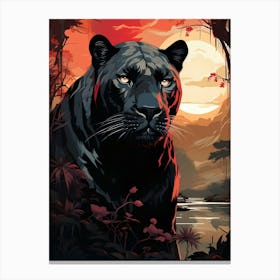 Black Panther 3 Canvas Print