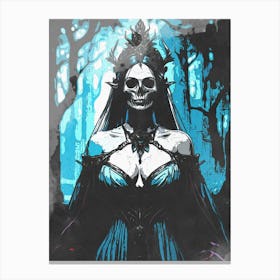 Scary Of Queen Canvas Print