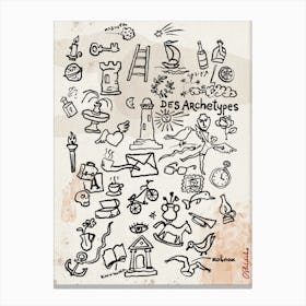 Des Archetypes Canvas Print